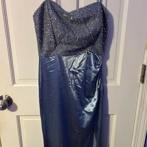 Windsor Light Blue Embellished Dress